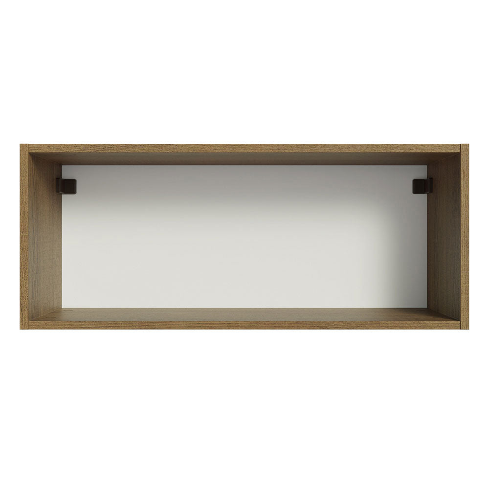 Gabinete Superior Multiuso 80 cm 1 Puerta Marrón/Blanco Madesa