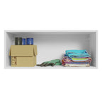 Gabinete Superior Multiuso 80 cm 1 Puerta Blanco/Crema Madesa