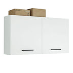 Gabinete Superior Multiuso 120 cm 2 Puertas Blanco Madesa