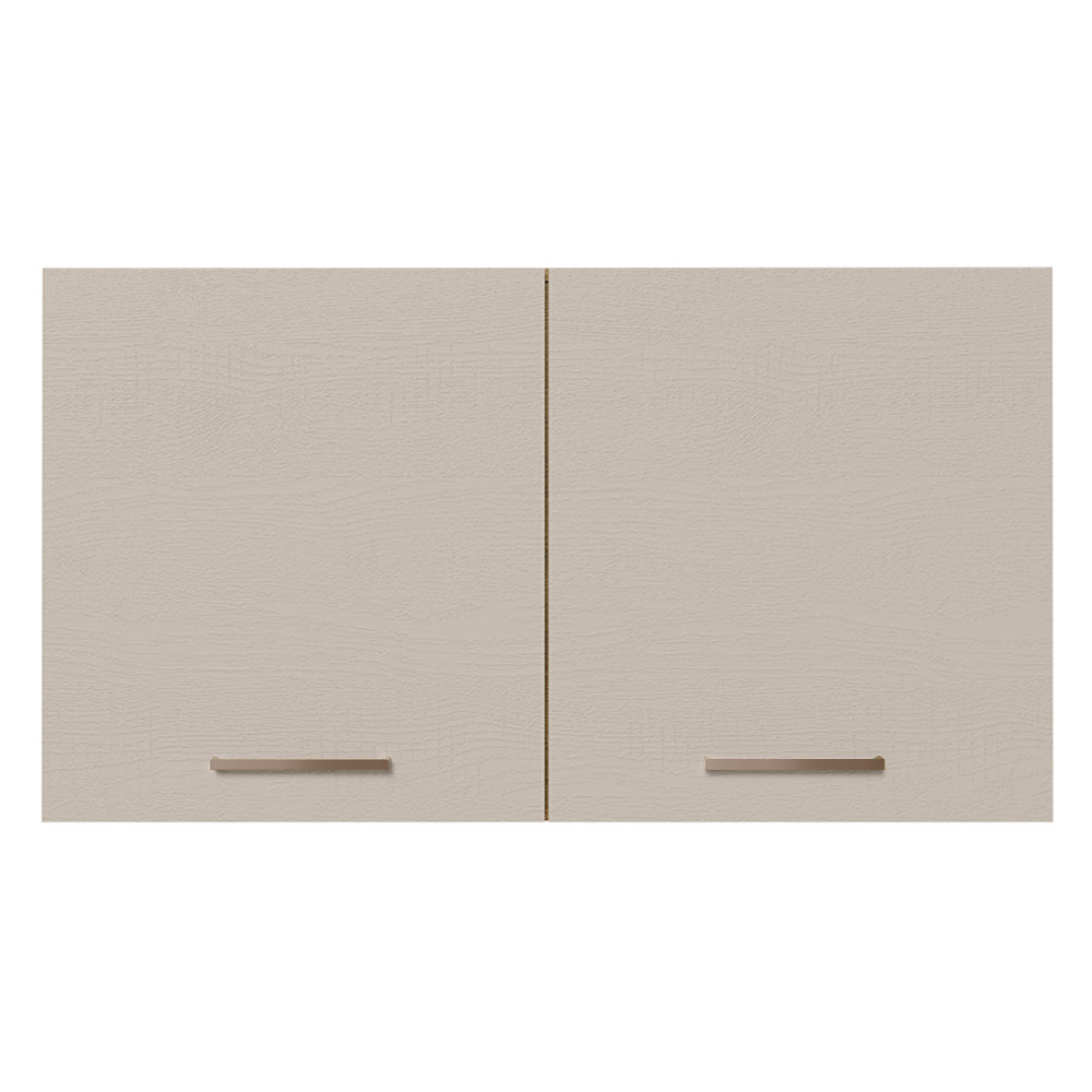 Gabinete Superior Multiuso 120 cm 2 Puertas Marrón/Crema Madesa