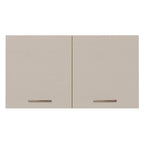 Gabinete Superior Multiuso 120 cm 2 Puertas Marrón/Crema Madesa