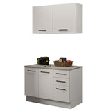 Mueble Integral Multiuso Garaje 120cm Blanco