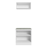 Mueble Integral Multiuso Garaje 80cm Blanco