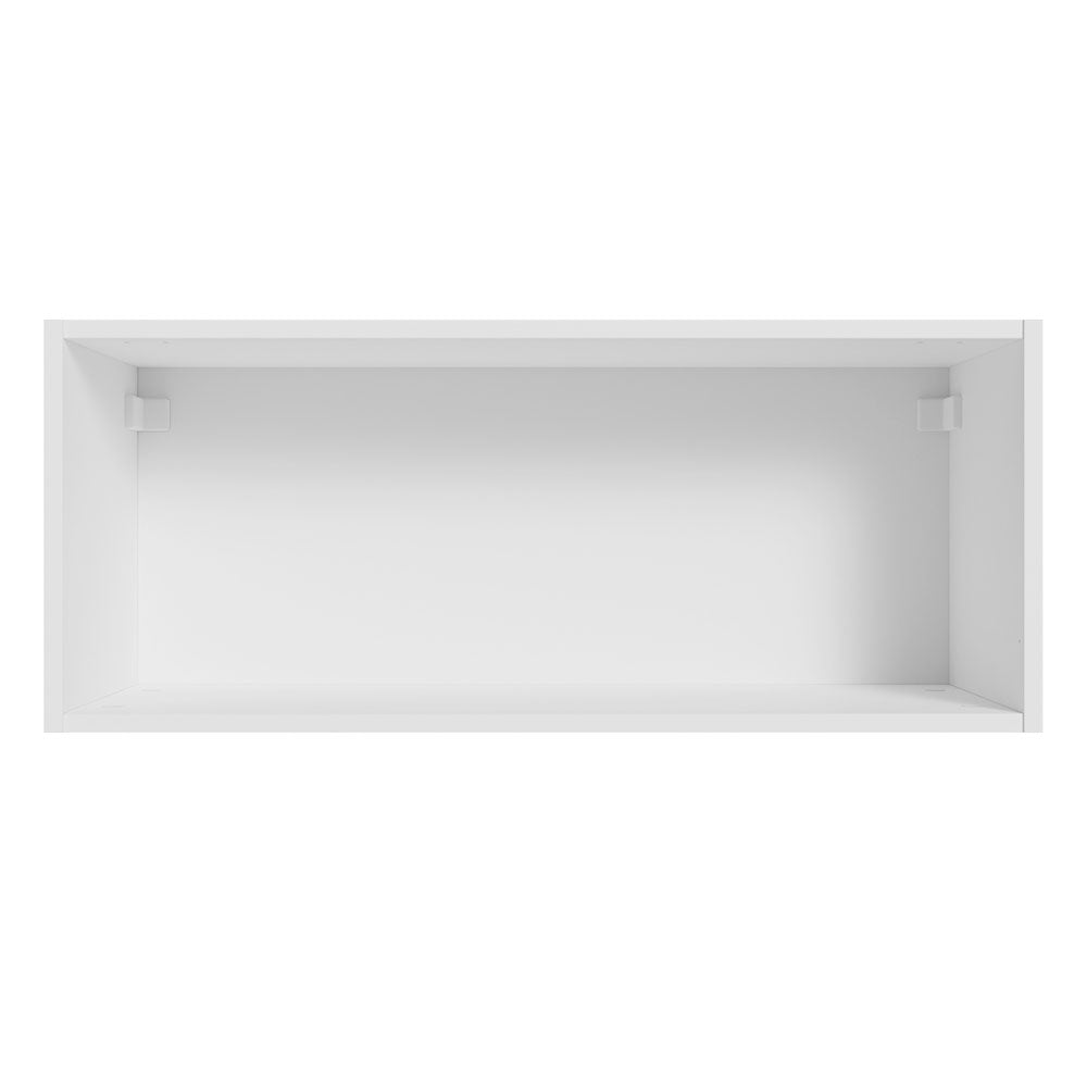 Gabinete Superior Multiuso 80 cm 1 Puerta Blanco/Crema Madesa