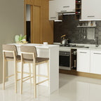 Isla de Cocina con Encimera 120 cm Blanco Madesa