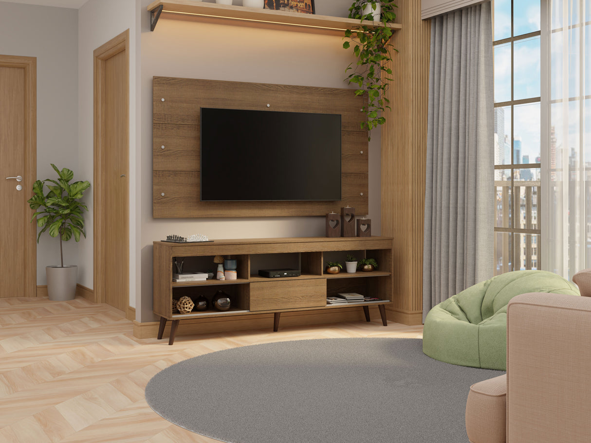Mueble para TV y Panel Hasta 65" con Patas Marrón Detroit