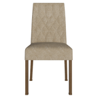 Conjunto de Comedor 6 Sillas Marrón/Imperial Luso Madesa