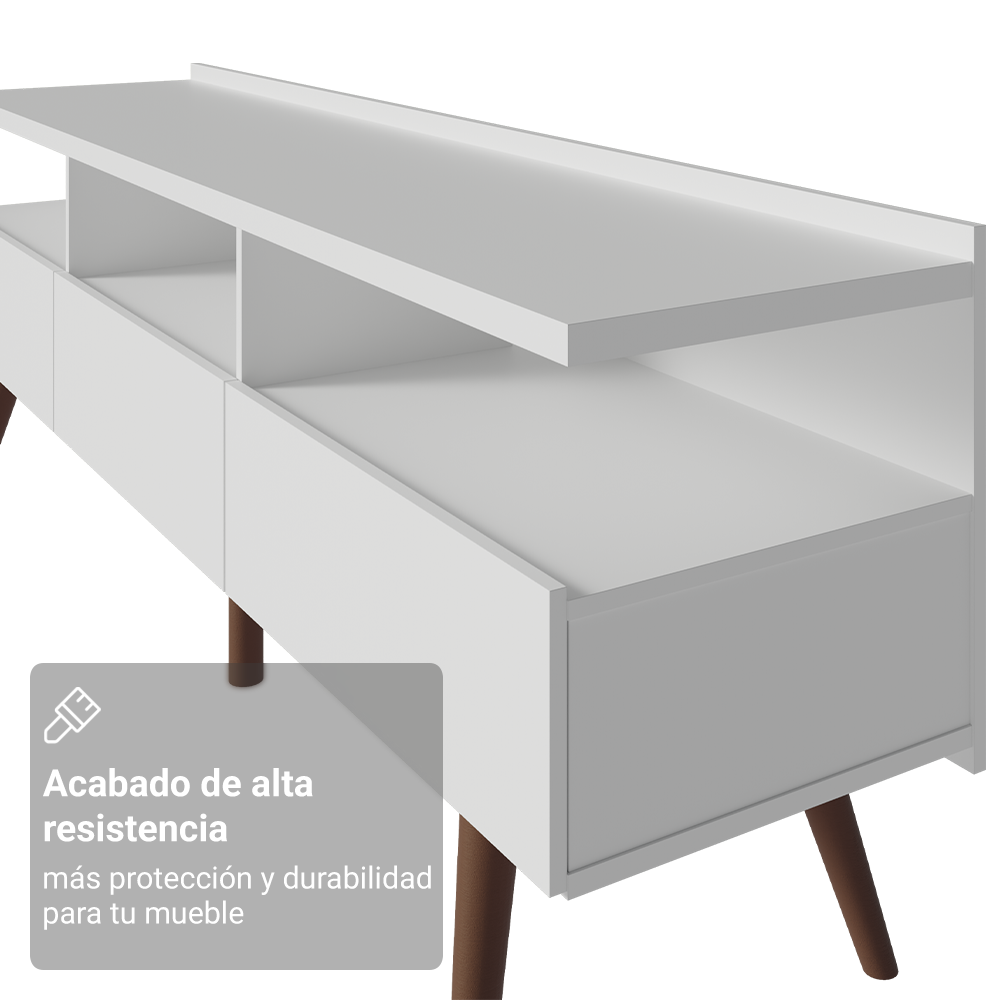 Mueble para TV Hasta 65'' Blanco Londres
