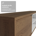 Mueble para TV Metz Hasta 80 Pulgadas Marrón