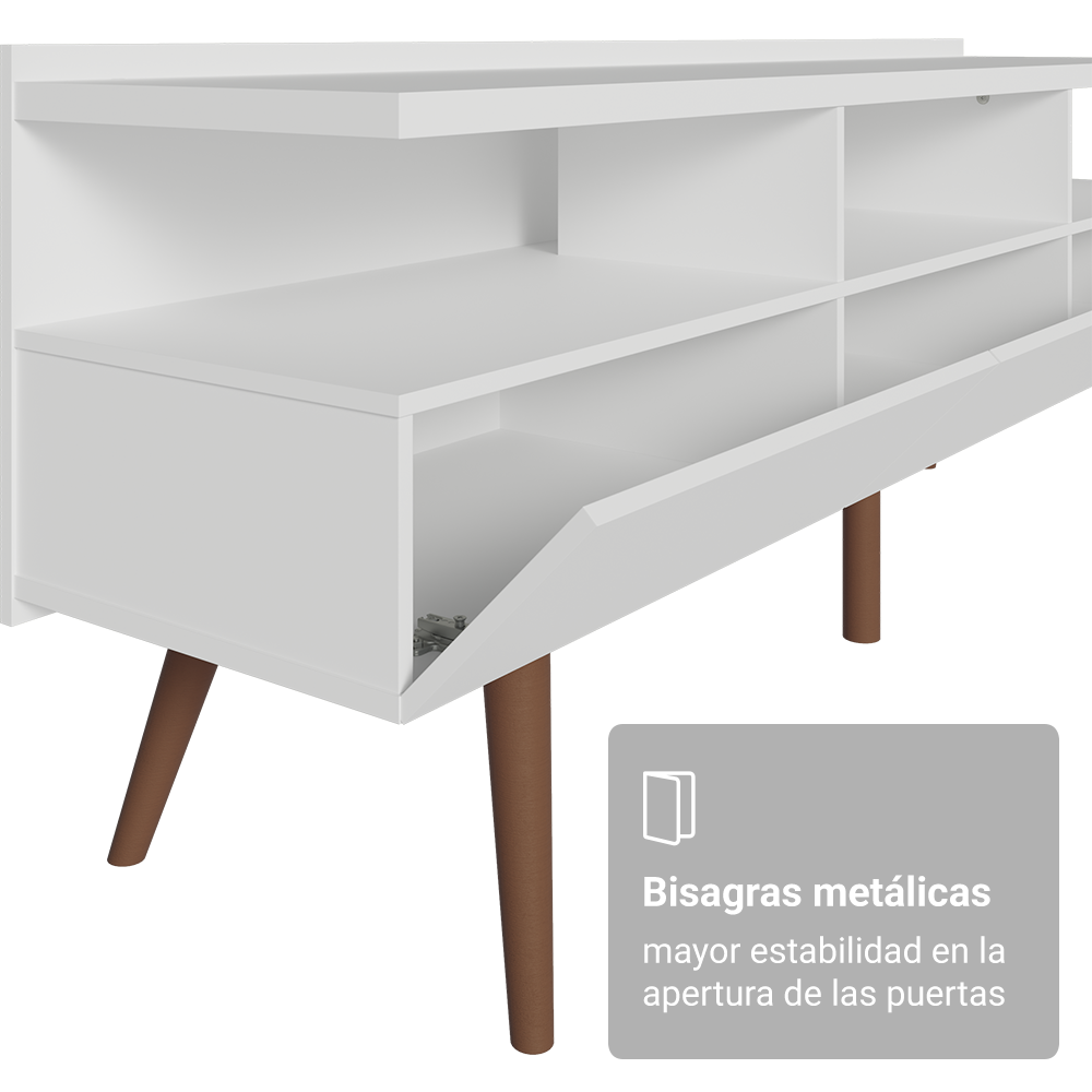 Mueble para TV Hasta 65'' Blanco Londres
