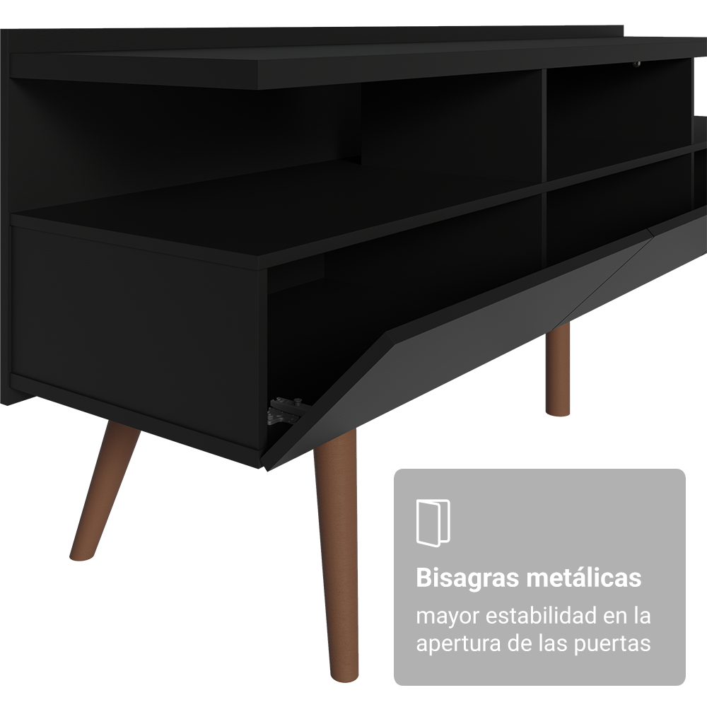 Mueble para TV Hasta 65'' Negro Londres