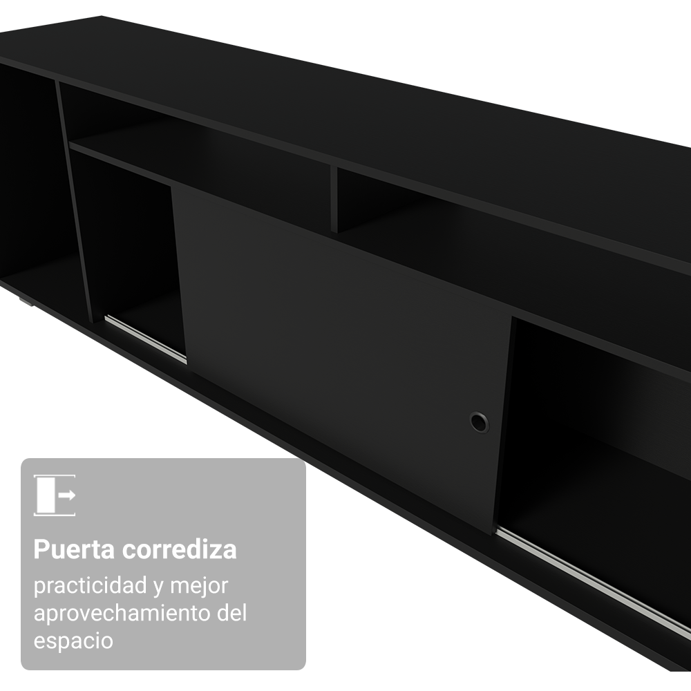 Mueble para TV de hasta 65 Pulgadas Cancún Negro