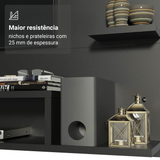 Panel para TV Hasta 60 Pulgadas Alfa Negro