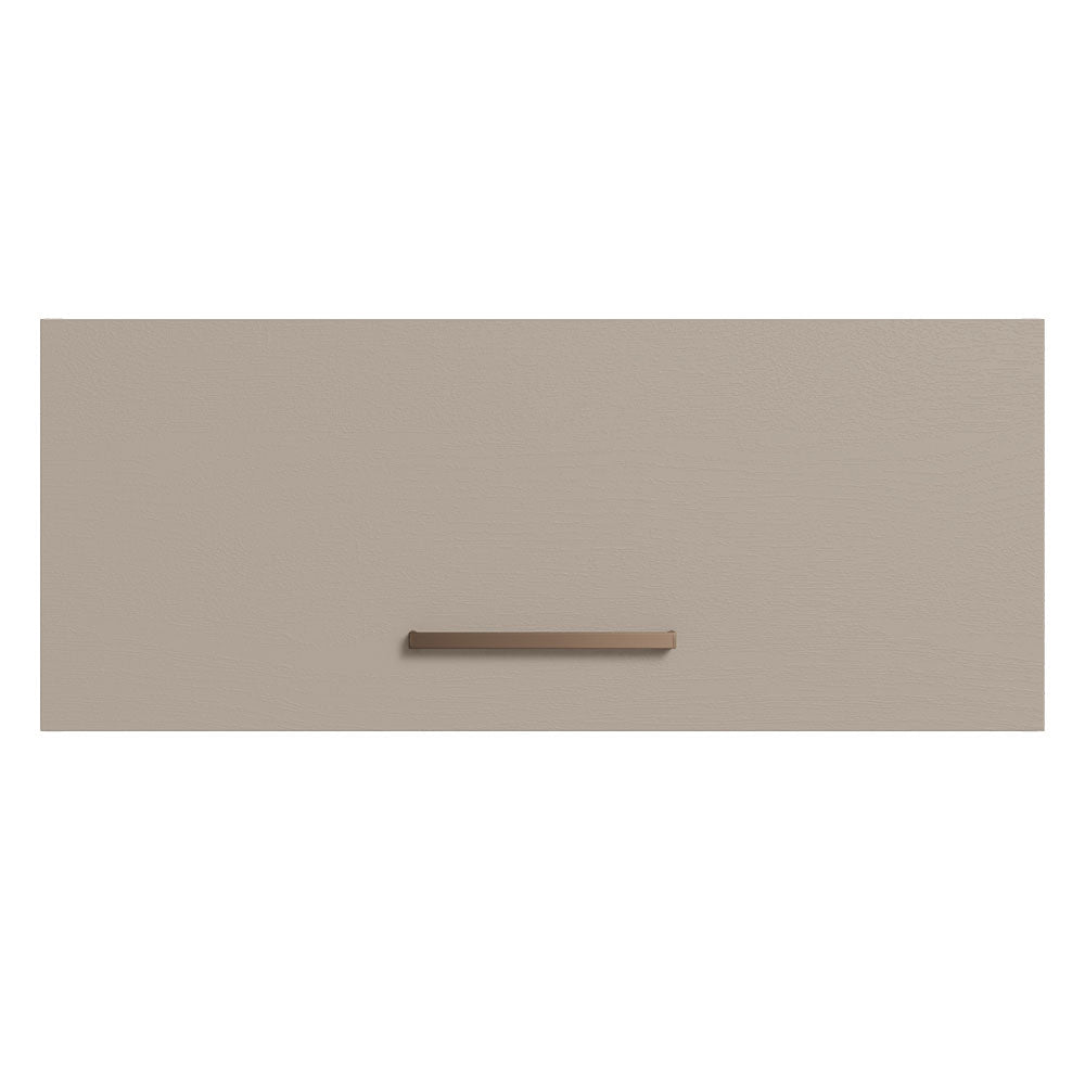 Gabinete Superior Multiuso 80 cm 1 Puerta Marrón/Crema Madesa