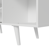 Mueble para TV hasta 80 Pulgadas 160cm con patas Blanco Torino Madesa