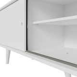 Mueble para TV hasta 80 Pulgadas 160cm con patas Blanco Torino Madesa