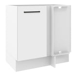 Mueble de Esquina Agata 1 Puerta 60 cm Profundidad (Sin Encimera) Blanco