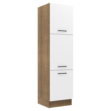 Despensero 60 cm 3 Puertas Marrón/Blanco Agata Madesa