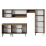 Cocina Integral 293cm Marrón/Negro Emilly 10