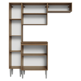 Cocina Integral 156 cm Marrón/Negro Emilly