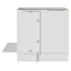 Gabinete Bajo Esquinero 80 cm 1 Puerta Sin Encimera Blanco Stella Madesa