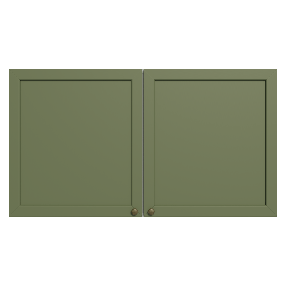 Gabinete Superior 120 cm 2 Puertas Blanco/Verde Vik Madesa