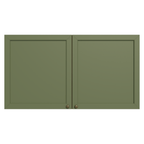 Gabinete Superior 120 cm 2 Puertas Marrón/Verde Vik Madesa