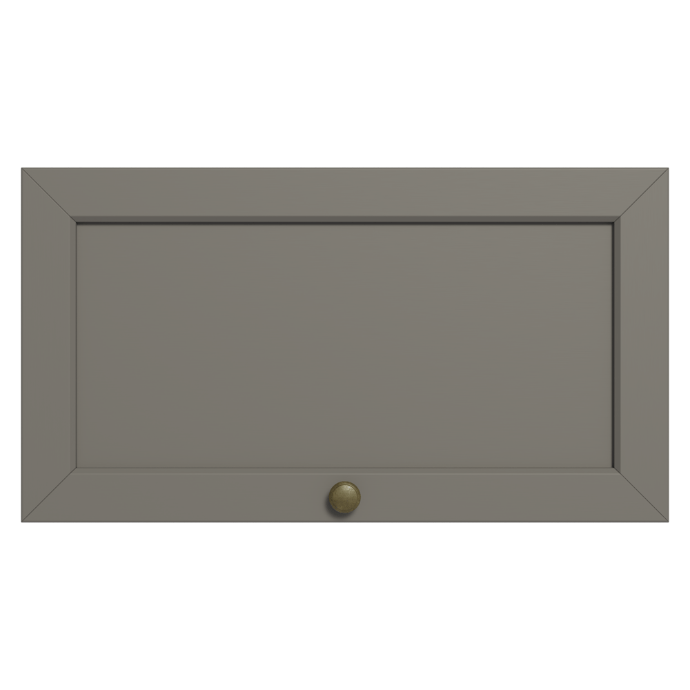 Gabinete Superior 60 cm 1 Puerta Abatible Blanco/Gris Vik Madesa