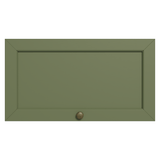 Gabinete Superior 60 cm 1 Puerta Abatible Blanco/Verde Vik Madesa