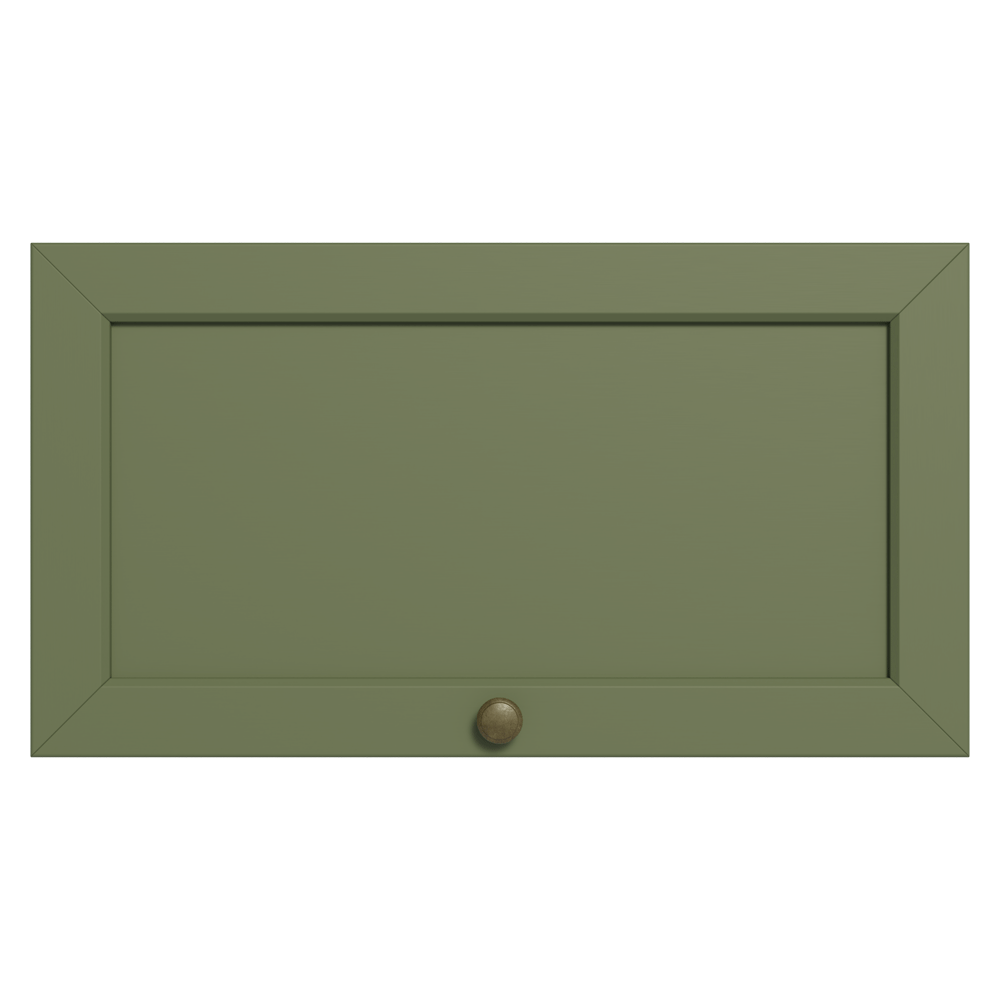 Gabinete Superior 60 cm 1 Puerta Abatible Marrón/Verde Vik Madesa