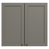 Gabinete Superior 70 cm 2 Puertas Marrón/Gris Vik Madesa