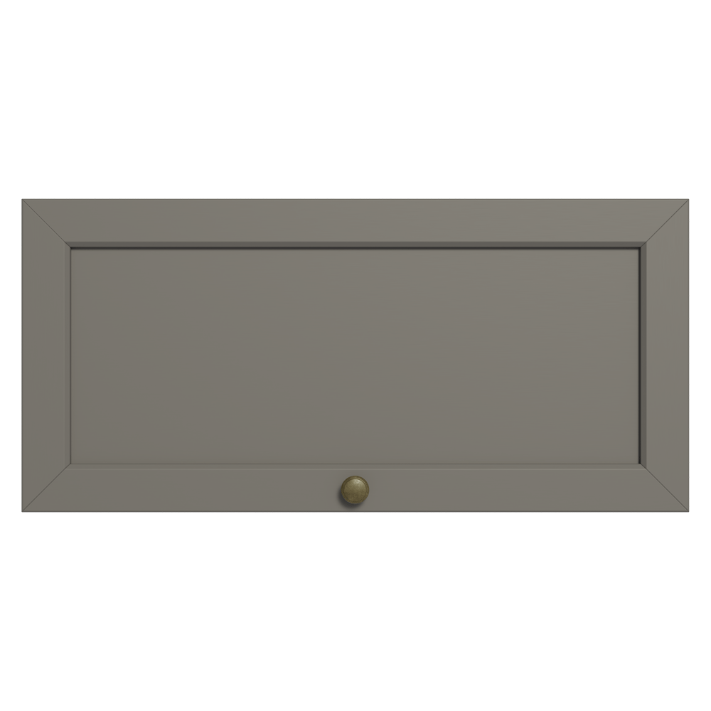 Gabinete Superior 70 cm 1 Puerta Abatible Marrón/Gris Vik Madesa