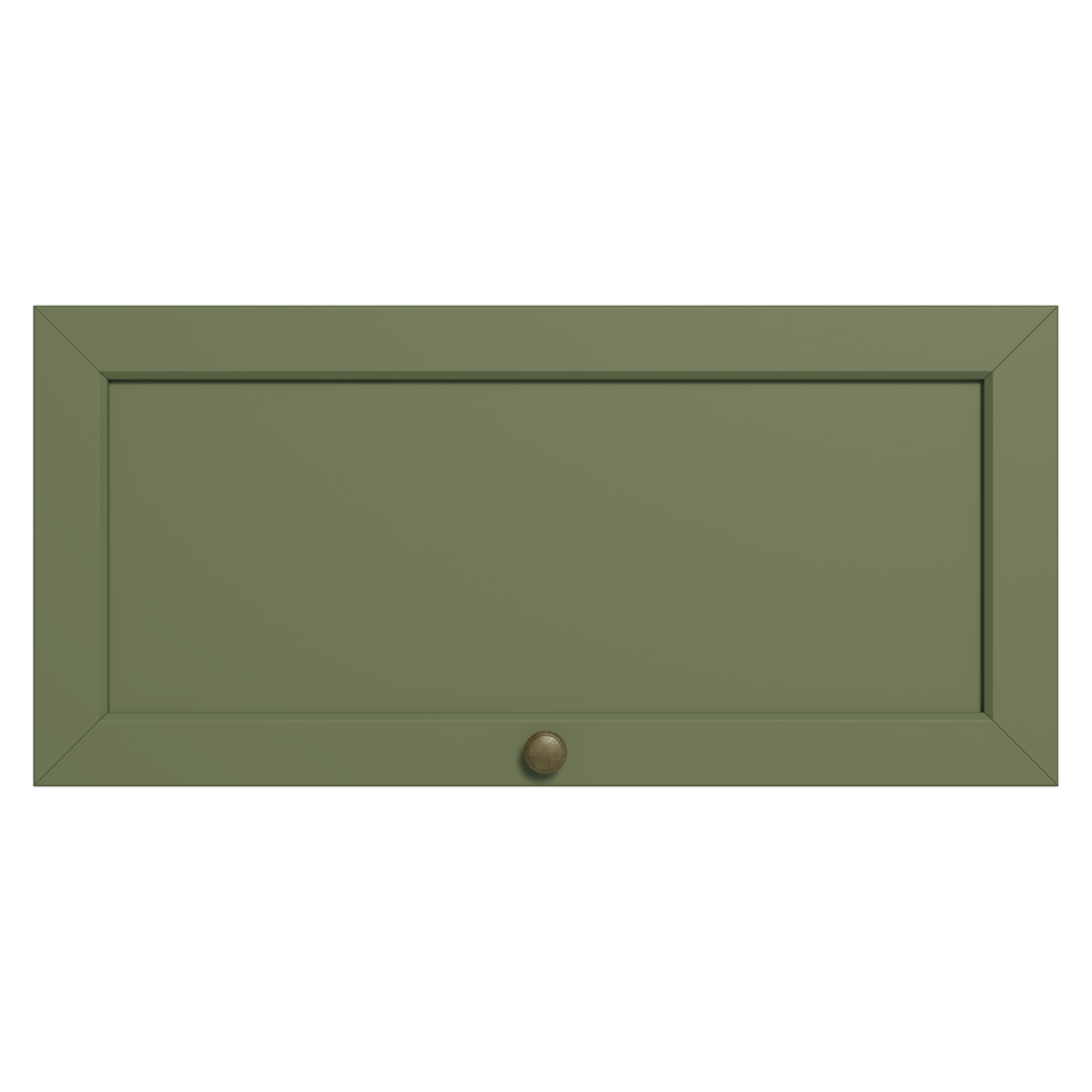 Gabinete Superior 70 cm 1 Puerta Abatible Blanco/Verde Vik Madesa