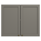 Gabinete Superior 80 cm 2 Puertas Blanco/Gris Vik Madesa