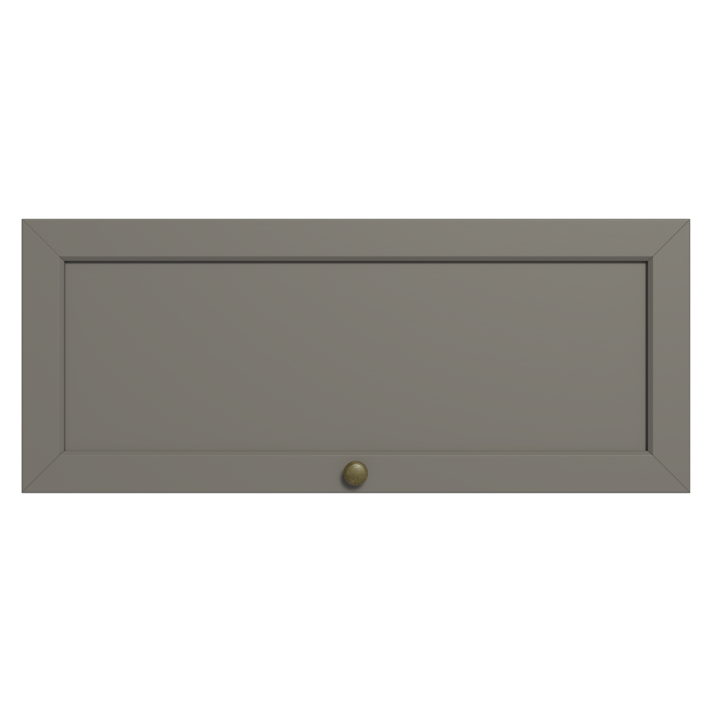 Gabinete Superior 80 cm 1 Puerta Abatible Marrón/Gris Vik Madesa