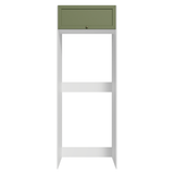 Mueble para Refrigerador 1 Puerta Basculanete Blanco/Verde Vik Madesa