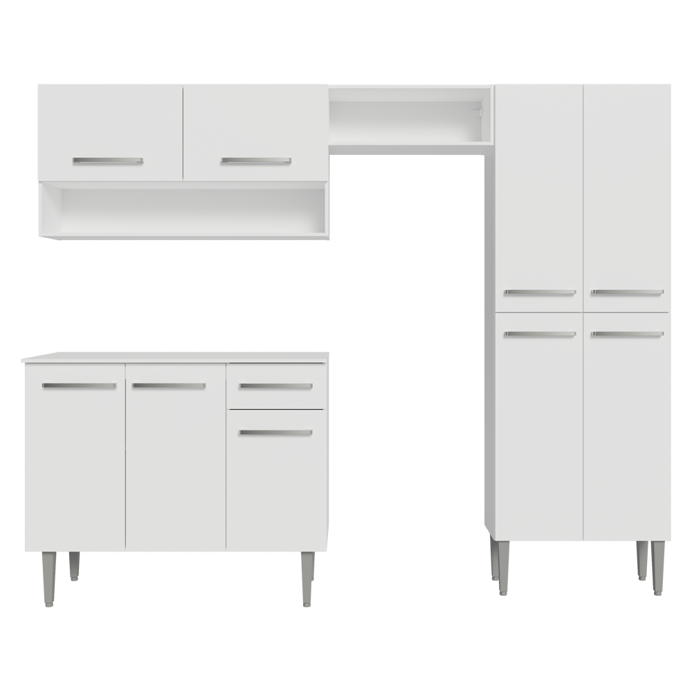 Cocina Compacta 229 cm Emilly Blanco 017