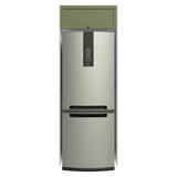 Mueble para Refrigerador 1 Puerta Basculanete Blanco/Verde Vik Madesa