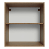 Gabinete Superior para Recámara 60 cm 2 Nichos Abiertos Marrón Neo Madesa