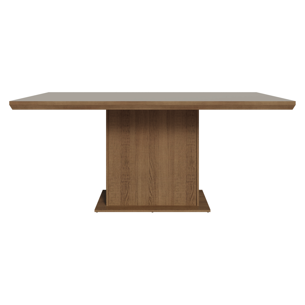 Conjunto de Comedor 6 Sillas Marrón/Crema/Imperial Grasse Madesa