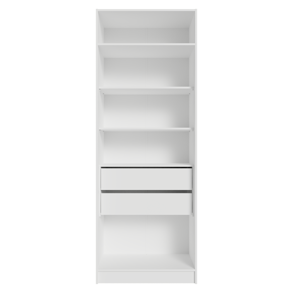 Clóset Modular 80 cm 2 Puertas 2 Cajones Blanco Neo Madesa