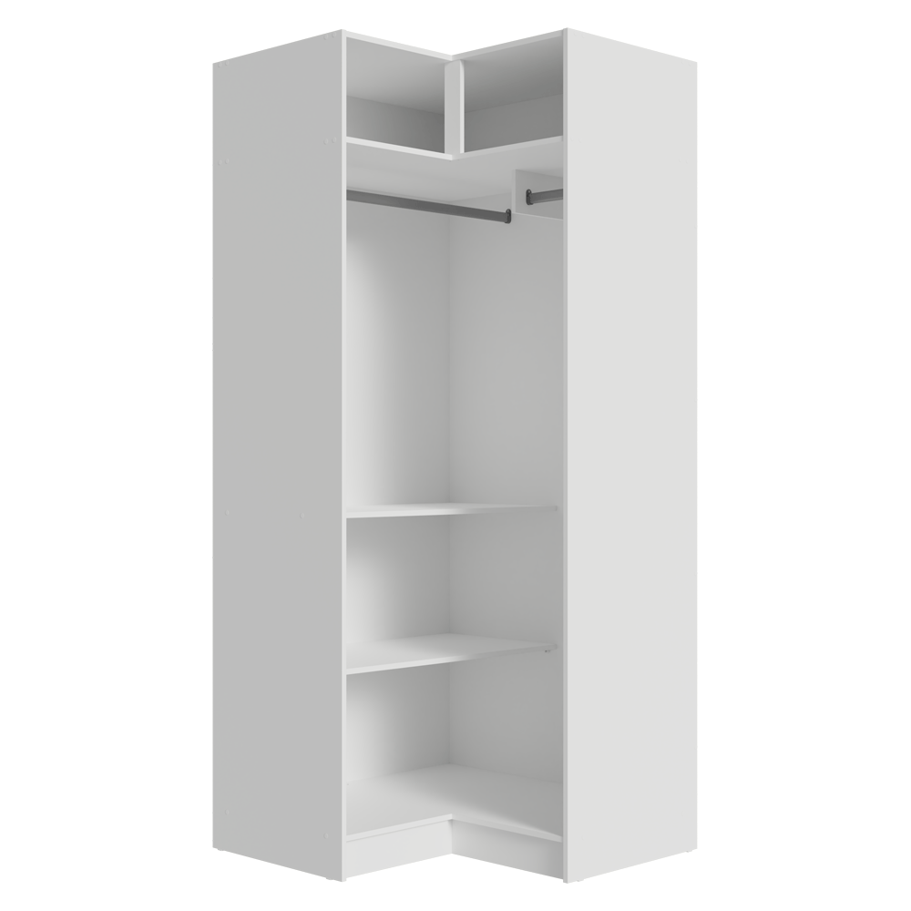 Clóset Modular Esquinero 190 cm 2 Puertas Blanco Neo Madesa