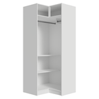 Clóset Modular Esquinero 190 cm 2 Puertas Blanco Neo Madesa