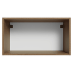 Gabinete Superior 60 cm 1 Puerta Abatible Marrón/Gris Vik Madesa