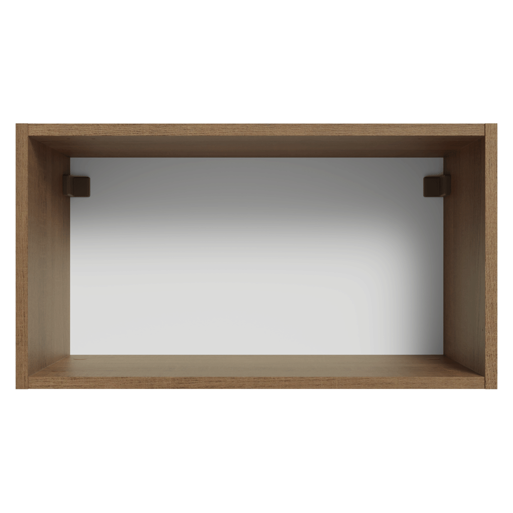 Gabinete Superior 60 cm 1 Puerta Abatible Marrón/Verde Vik Madesa