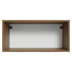 Gabinete Superior 70 cm 1 Puerta Abatible Marrón/Gris Vik Madesa