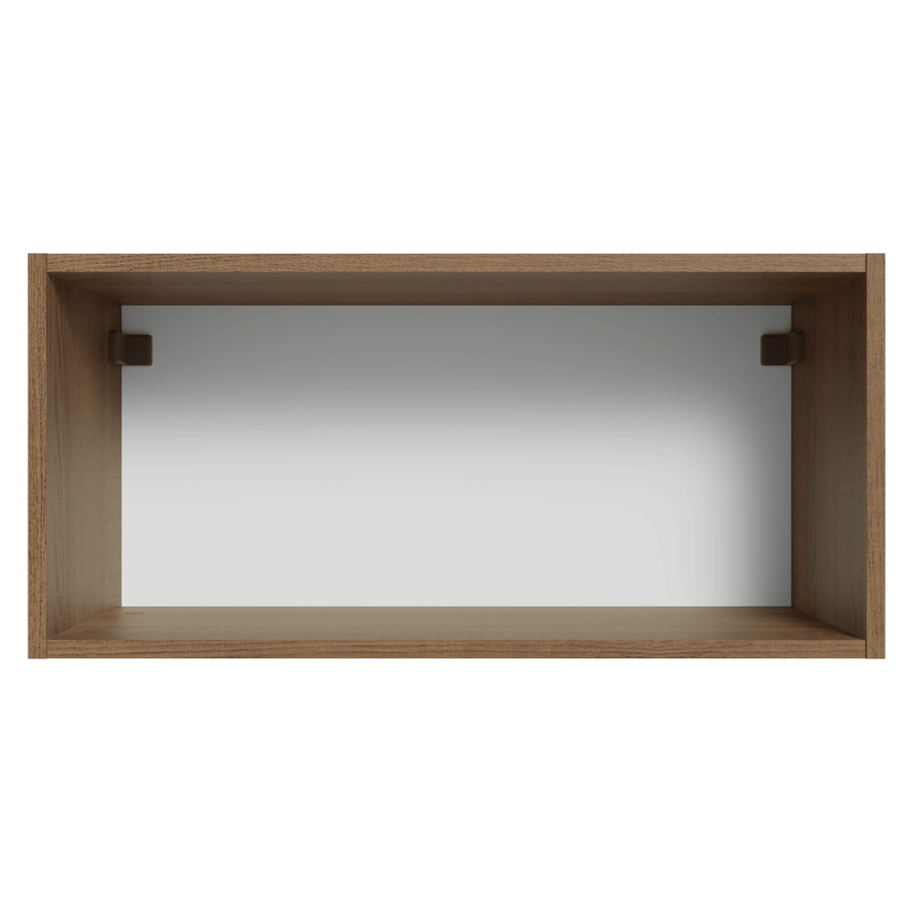 Gabinete Superior 70 cm 1 Puerta Abatible Marrón/Verde Vik Madesa