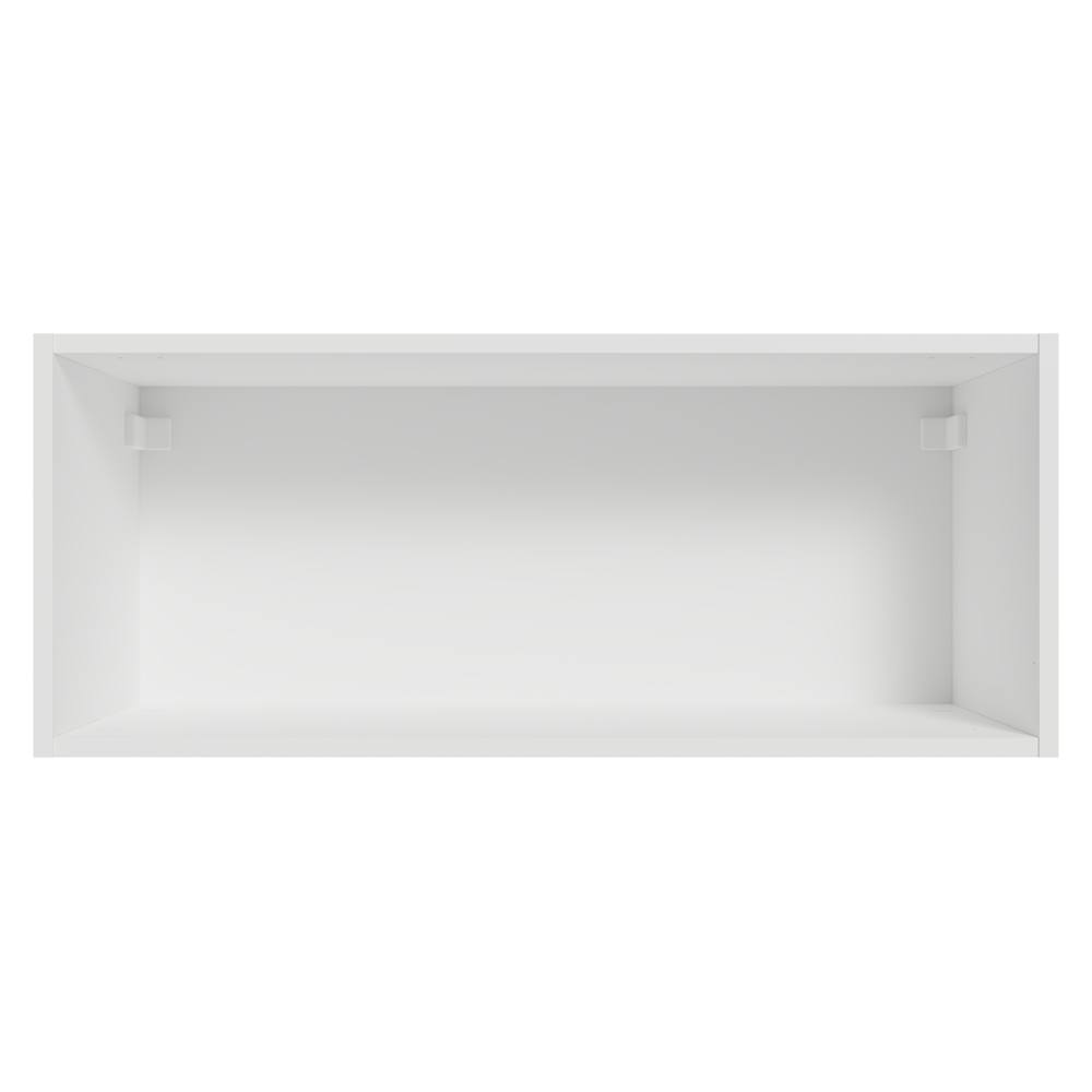 Gabinete Superior 80 cm 1 Puerta Abatible Blanco/Gris Vik Madesa