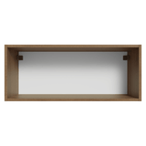 Gabinete Superior 80 cm 1 Puerta Abatible Marrón/Gris Vik Madesa