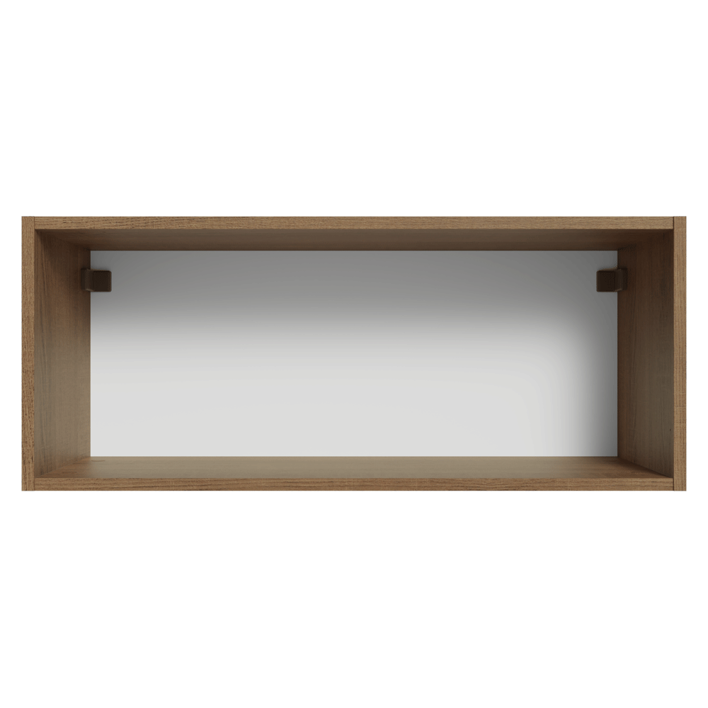 Gabinete Superior 80 cm 1 Puerta Abatible Marrón/Verde Vik Madesa